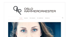 Desktop Screenshot of oslo-kammerorkester.no